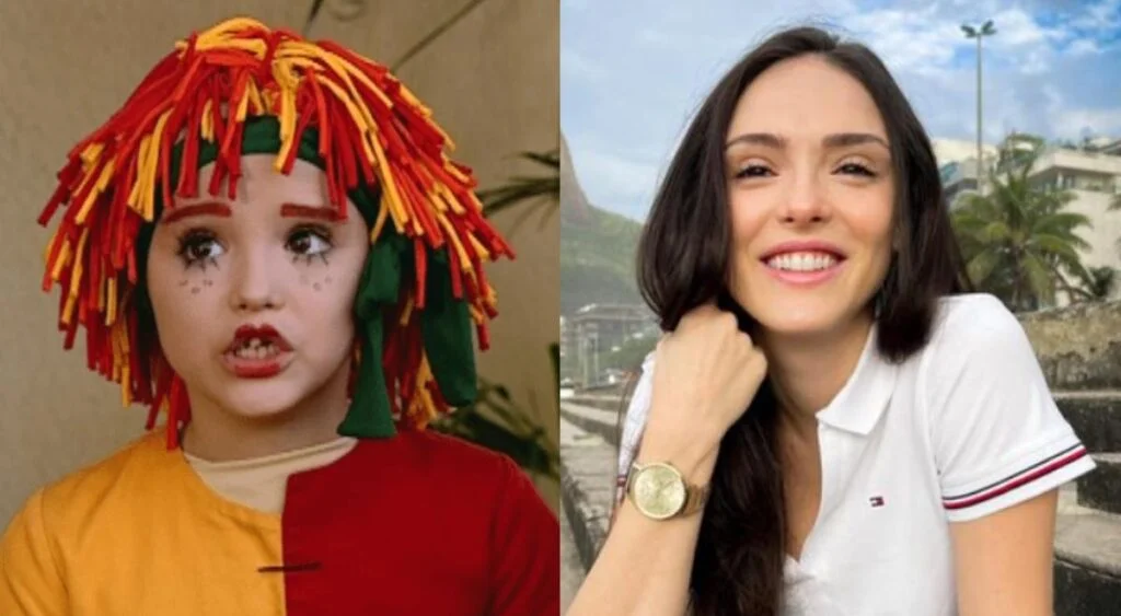 Isabelle Drummond durante sua trajetória na televisão