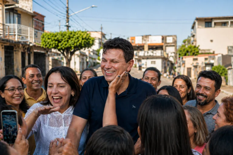Valmir de Francisquinho durante agenda política no interior de Sergipe em 2026