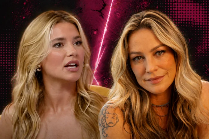 Luana Piovani e Virginia Fonseca em montagem sobre embate nas redes sociais