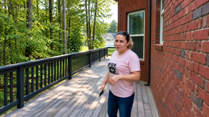 Adeline Camargo na nova casa nos Estados Unidos