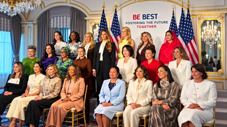 Melania Trump em encontro internacional com primeiras-damas em Nova York