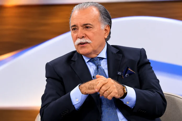 Tony Ramos durante entrevista sobre carreira, influência e vida pública