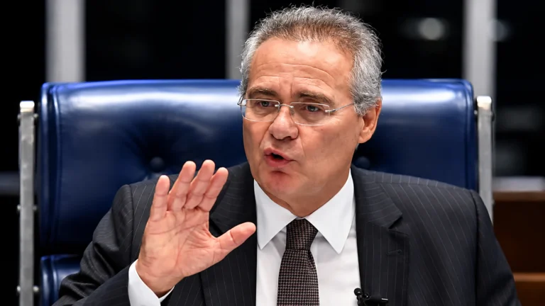 Renan Calheiros durante atuação no Senado Federal