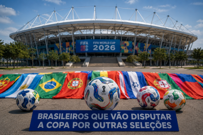 Brasileiros defenderão outras bandeiras na Copa de 2026 e mostram como o futebol se tornou cada vez mais global