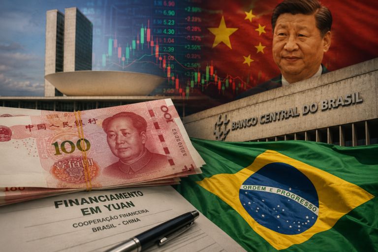 China amplia influência no Brasil entre carros elétricos, tecnologia e financiamentos em yuan